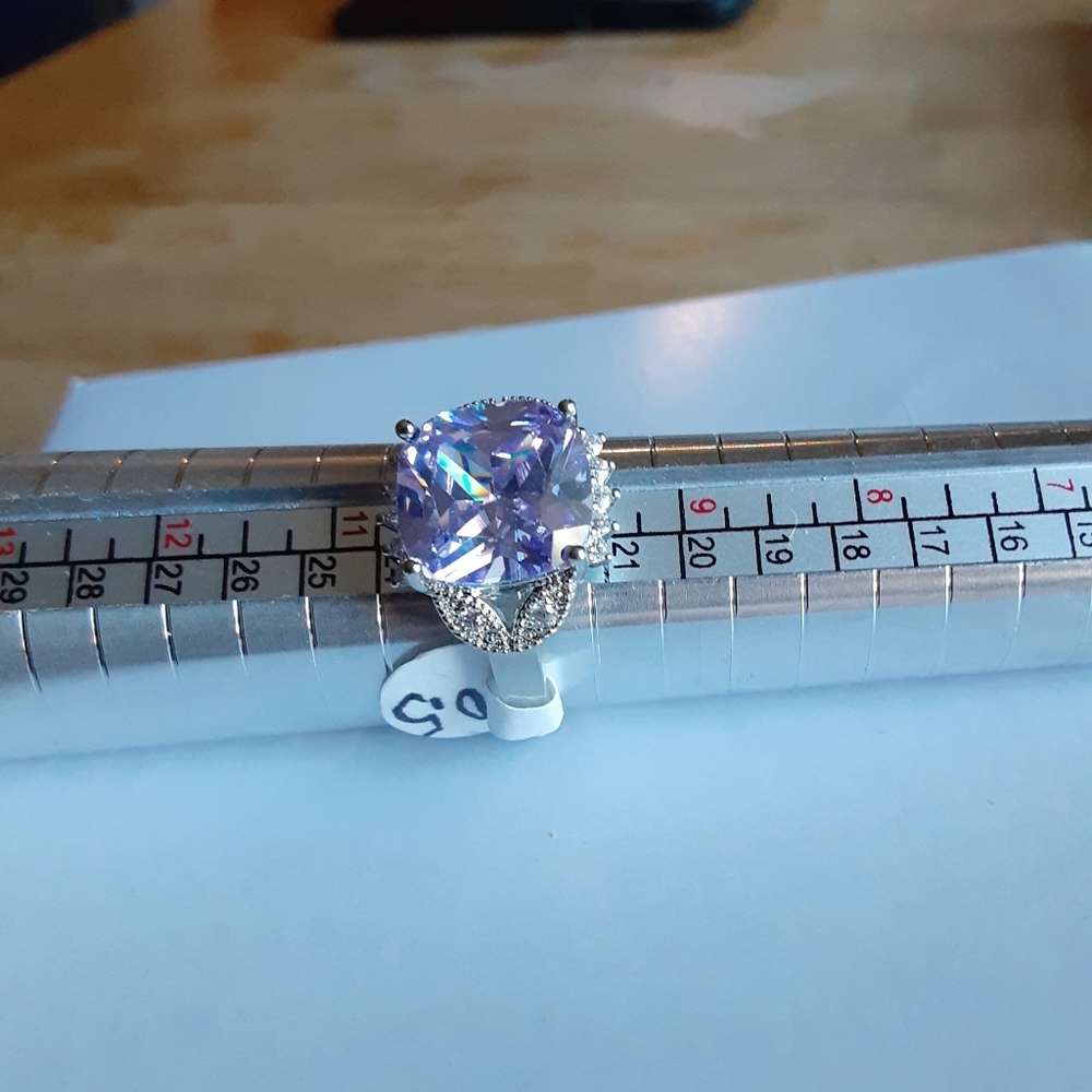 Light Purple topaz ring